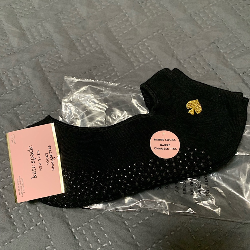 BNWT Kate Spade barre socks